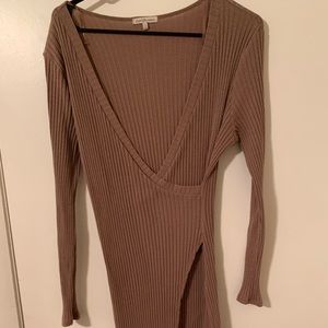 A symmetric bondage dress.